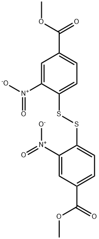 diMethyl 4,4'-disulfanediylbis(3-nitrobenzoate) Structure