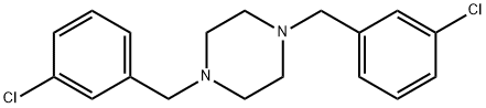 1,4-bis(3-chlorobenzyl)piperazine Structure