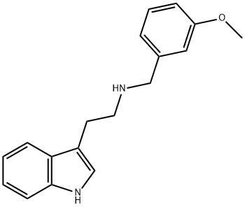 2-(1H-indol-3-yl)-N-(3-methoxybenzyl)ethanamine(SALTDATA: HBr) Struktur
