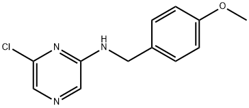 6-氯-N-(4-甲氧苄基)吡嗪-2-胺, 355836-31-6, 结构式