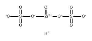 Zirconate(2-), oxobis[sulfato(2-)-O]-, dihydrogen Struktur