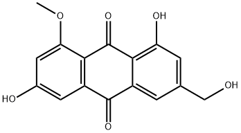 Ω-羟基大黄素-8-甲醚,35688-09-6,结构式