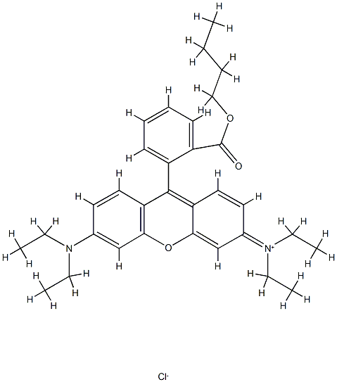 BUTYL RHODAMINE B Structure