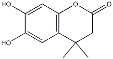 2H-1-Benzopyran-2-one,3,4-dihydro-6,7-dihydroxy-4,4-dimethyl-(9CI)|
