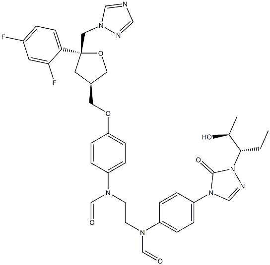 Posaconazole Impurity 43 Structure