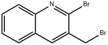 2-bromo-3-(bromomethyl)quinoline Struktur