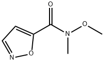 5-Isoxazolecarboxamide,N-methoxy-N-methyl-(9CI) Struktur