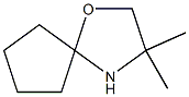 1-Oxa-4-azaspiro[4.4]nonane,3,3-dimethyl-(7CI,9CI) 化学構造式