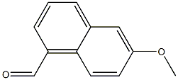 1-Naphthalenecarboxaldehyde,6-methoxy-(9CI) Struktur