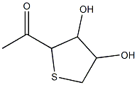 D-Fructose(or D-tagatose), 1,3,6-trideoxy-3,6-epithio- (9CI) 化学構造式