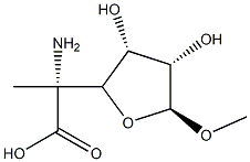 ba-L-Gulofuranosiduronic acid, methyl 5-amino-5-deoxy-5-C-methyl- (9CI) Structure