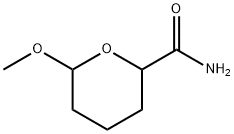 Pyran-2-carboxamide, tetrahydro-6-methoxy- (6CI,7CI,8CI) Structure