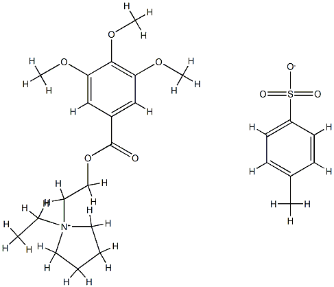 troxypyrrolium tosylate Struktur