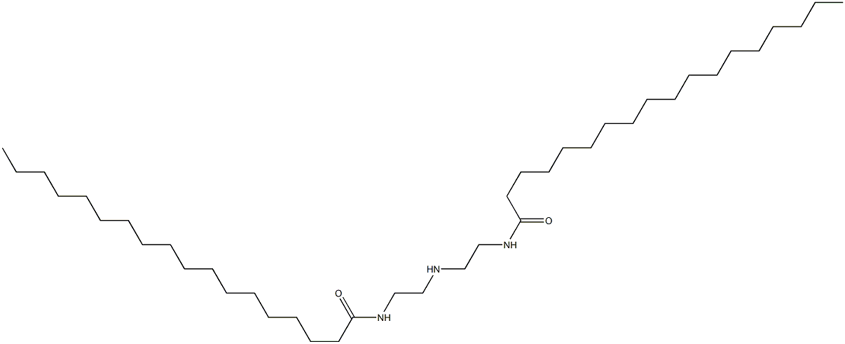 十八烷酸与N-(2-氨基乙基)-1,2-乙二胺的酰胺, 36354-96-8, 结构式