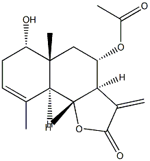 36437-90-8 (3aR)-4β-Acetoxy-3a,4,5,5a,6,7,9aβ,9bα-octahydro-6β-hydroxy-5aα,9-dimethyl-3-methylenenaphtho[1,2-b]furan-2(3H)-one