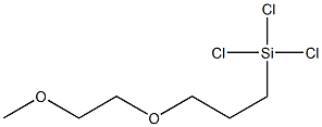 2-甲氧基-聚氧乙烯丙基-三氯硅烷, 36493-41-1, 结构式