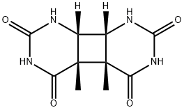 5β,6β-[2,4(1H,3H)-Dioxo-5,6-dihydro-5-methylpyrimidine-5α,6α-diyl]-5-methyl-5,6-dihydropyrimidine-2,4(1H,3H)-dione 结构式