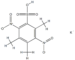 Benzenesulfonic acid, 2,4,5-triMethyl-3,6-dinitro-, potassiuM sa Structure
