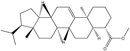 (4S)-D:C-Friedo-B':A'-neogammacer-9(11)-en-24-oic acid Struktur