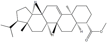 (4S)-D:C-フリード-B':A'-ネオガンマセラ-9(11)-エン-24-酸 化学構造式
