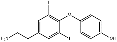 3ˊ,5ˊ-二碘甲状腺乙胺, 3687-09-0, 结构式
