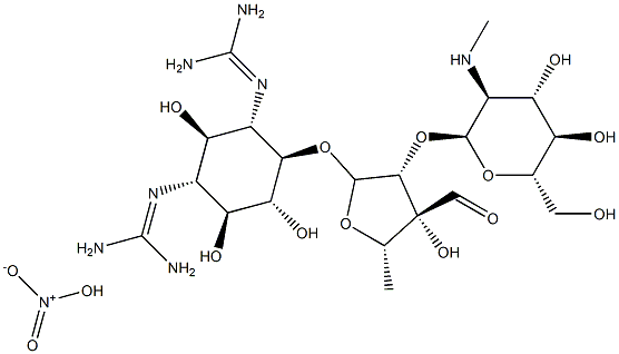 Streptomycin nitrate Struktur