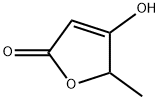4-ヒドロキシ-5-メチル-2,5-ジヒドロフラン-2-オン 化学構造式
