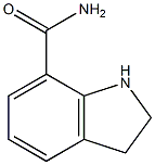 1H-Indole-7-carboxamide,2,3-dihydro-(9CI) Structure