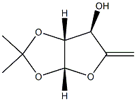 1-O,2-O-Isopropylidene-5-deoxy-β-L-threo-4-pentenofuranose Structure