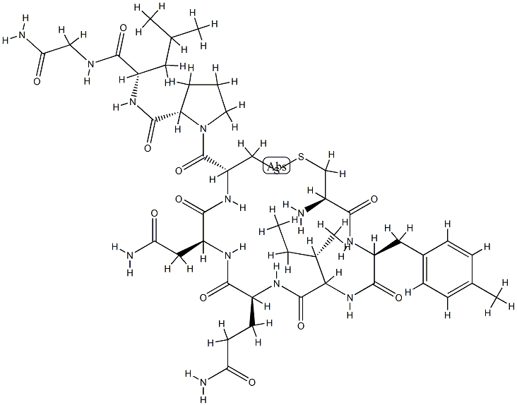 oxytocin, MePhe(2)- Struktur