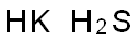 POTASSIUM (POLY)SULFIDE 化学構造式