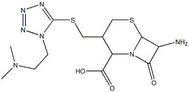 Parent nucleus of cefotiaM hydrochloride Struktur