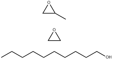 甲基环氧乙烷与环氧乙烷和单癸基醚的聚合物 结构式