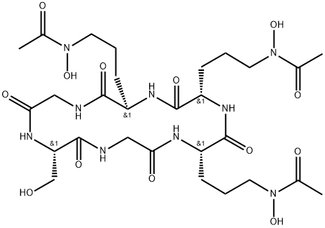 desferri-ferricrocin 结构式