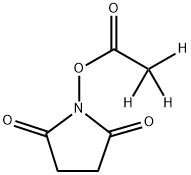 Acetic-d3  acid,  2,5-dioxopyrrolidin-1-yl  ester Structure