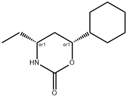 2H-1,3-Oxazin-2-one,6-cyclohexyl-4-ethyltetrahydro-,(4R,6R)-rel-(9CI)|