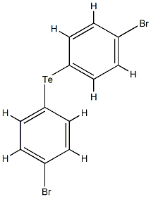 1-Bromo-4-[(4-bromophenyl)tellanyl]benzene Structure