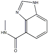 1H-Benzimidazole-4-carboxamide,N-methyl-(9CI) Structure