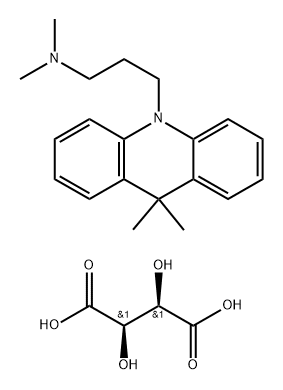 dimetacrine tartrate 结构式