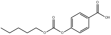 炭酸アミル4-カルボキシフェニル 化学構造式