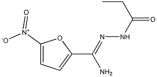 N(SUP.2)-PROPIONYL-5-NITRO-2-FUROHYDRAZIDEIMIDE|