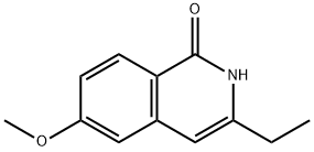 1(2H)-Isoquinolinone,3-ethyl-6-methoxy-(9CI) 结构式