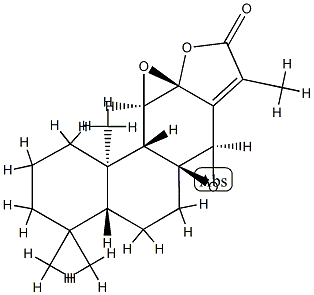 岩大戟内酯B,37905-08-1,结构式