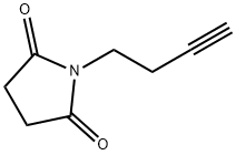 (1-but-3-ynyl)pyrrolidine-2,5-dione Structure