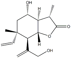 38049-38-6 (3S,3aβ,7aα)-3a,4,5,6,7,7a-Hexahydro-6β-vinyl-4β-hydroxy-7α-[1-(hydroxymethyl)ethenyl]-3,6-dimethylbenzofuran-2(3H)-one
