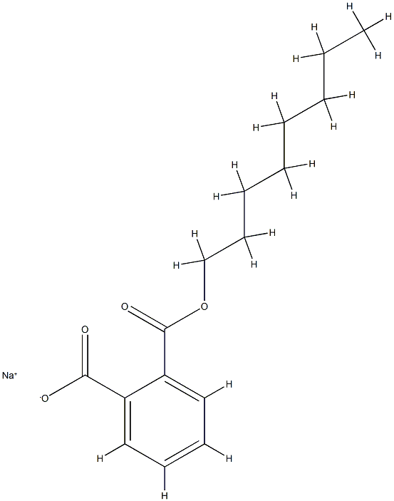 Phthalic acid 1-octyl 2-sodium salt|