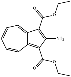 2-氨基甘菊环-1,3-二甲酸二乙酯, 3806-02-8, 结构式