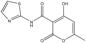 380633-41-0 2H-Pyran-3-carboxamide,4-hydroxy-6-methyl-2-oxo-N-2-thiazolyl-(9CI)