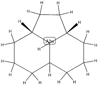 (2aα,5aα,8aα,8bβ)-Dodecahydroacenaphthylene Struktur