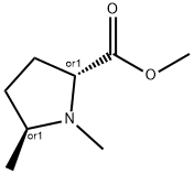 D-Proline, 1,5-dimethyl-, methyl ester, (5S)-rel- (9CI),38228-18-1,结构式